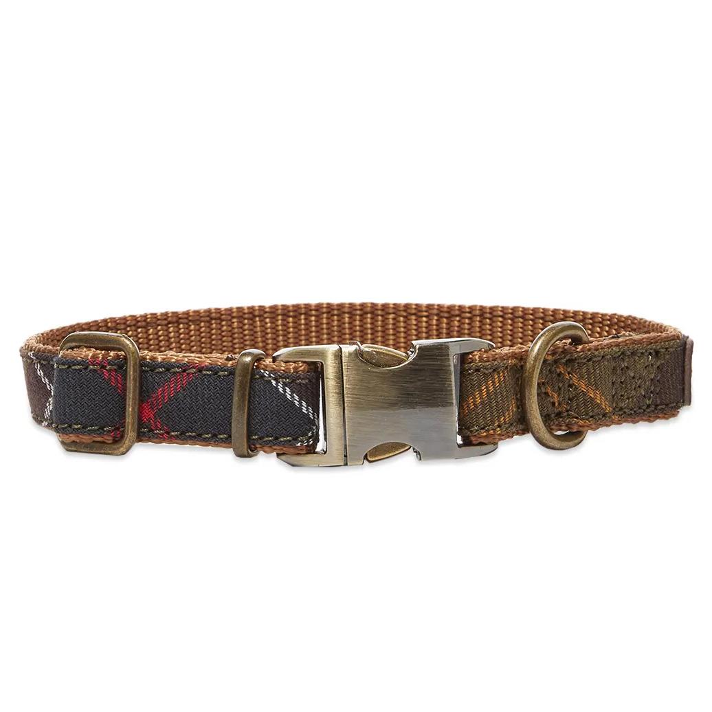 Barbour Reflective Tartan Dog Collar